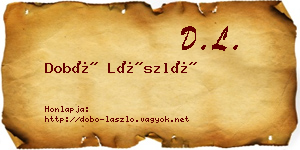 Dobó László névjegykártya